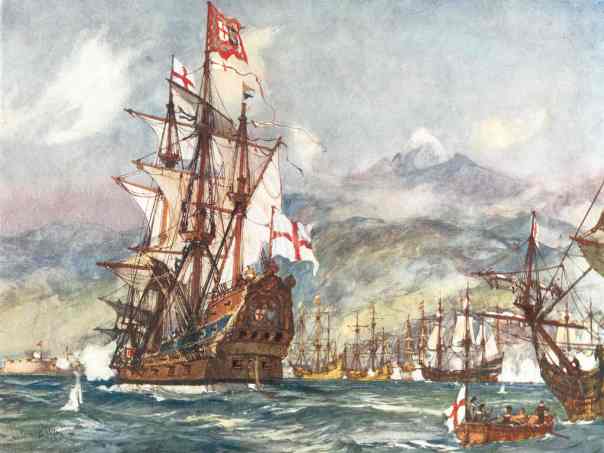El St. George de Robert Blake, en el ataque a Santa Cruz de Tenerife de 1657. http://es.wikipedia.org/wiki/Guerra_anglo-espa%C3%B1ola_(1655-1660)